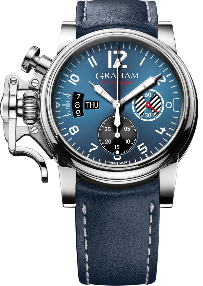 Graham Chronofighter Vintage Blue Watch 2CVAS.U21A.L129S Image 1