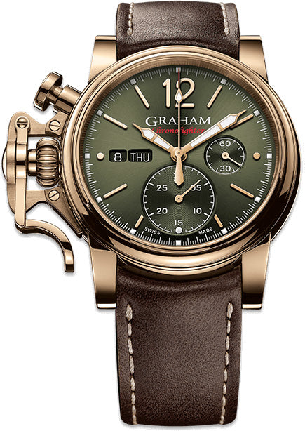 Graham Chronofighter Vintage Bronze Black Gold Watch 2CVAK.G02A.L136V Image 1