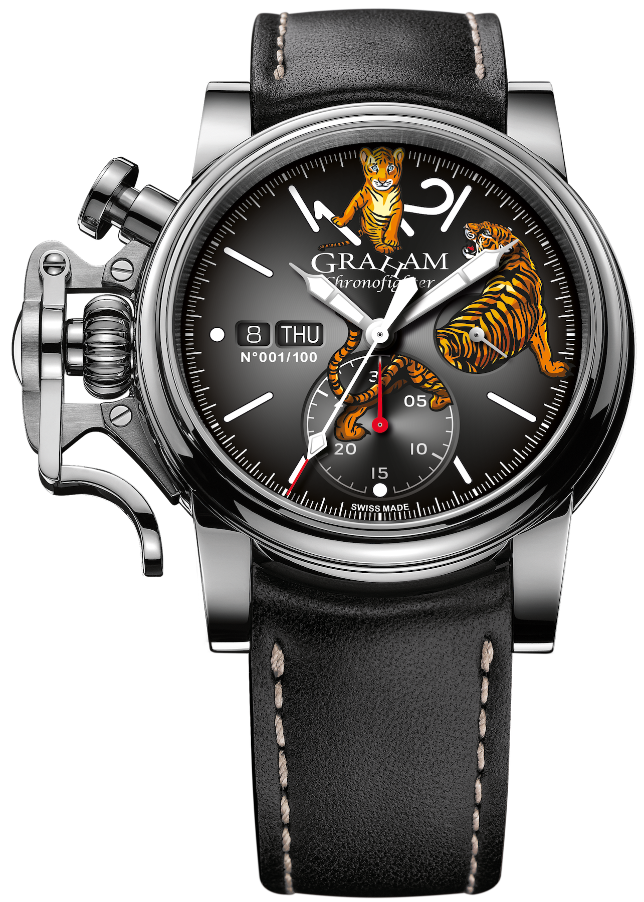 Graham Chronofighter Vintage Tiger Limited Edition Watch 2CVAS.B31A.L127B Image 1