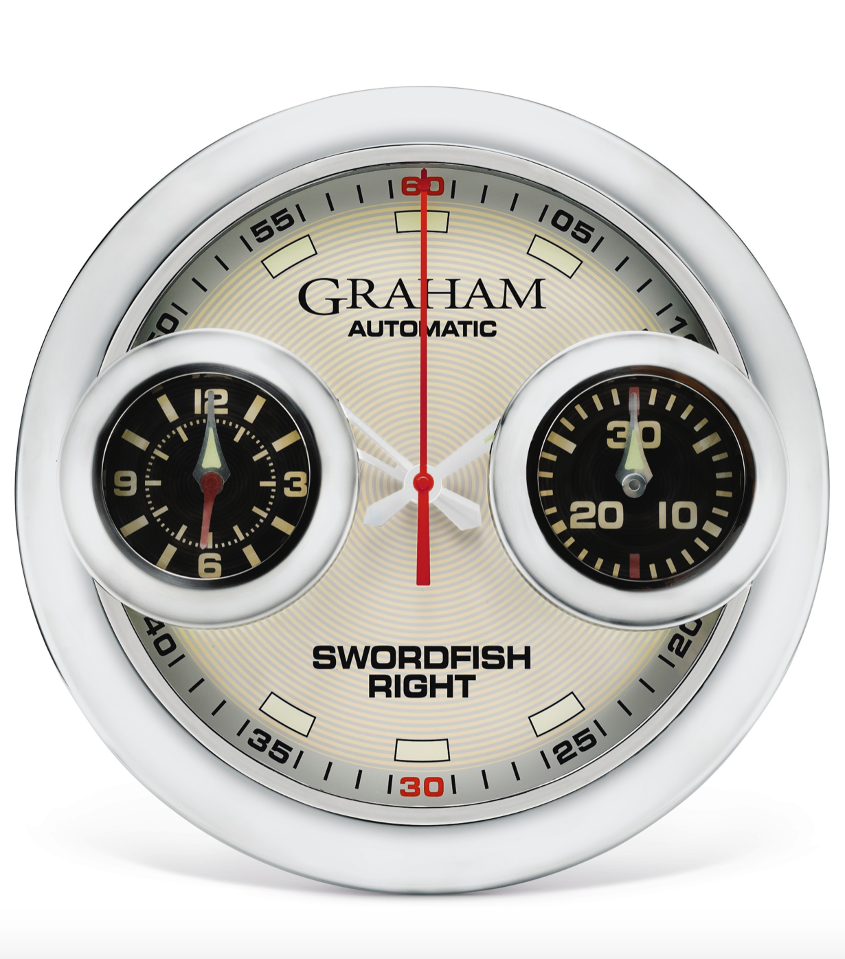 Graham Wall Clock Swordfish Graham Swordfish Clock Image 1