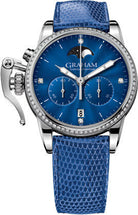 Graham Watch Chronofighter 1695 Lady Moon Blue Diamond 2CXCS.U01A.L114S Image 1