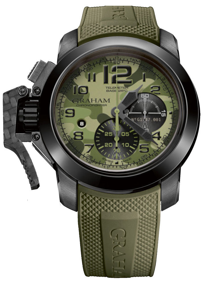 Graham Watch Chronofighter Oversize Black Arrow Celcius 2CCAU.G02B.K94N Image 1