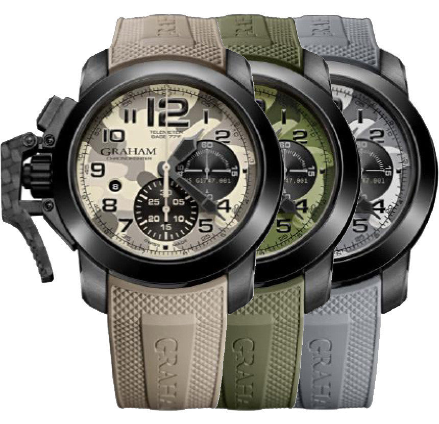 Graham Watch Chronofighter Oversize Black Arrow Set Of 3 Farenheit KIT-0013B Image 1