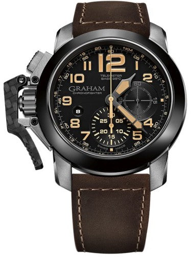 Graham Watch Chronofighter Oversize Black Sahara 2CCAC.B02A.L134S Image 1