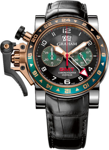 Graham Watch Chronofighter Oversize GMT Steel & Gold 2OVGG.B16A.C118S Image 1