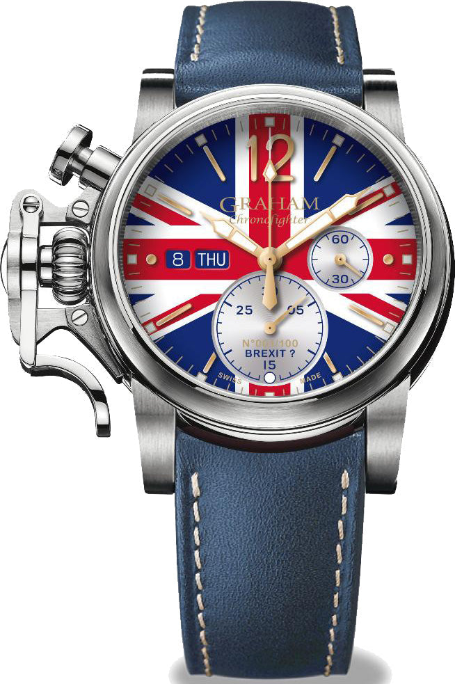 Graham Watch Chronofighter Vintage Brexit Limited Edition 2CVAS.U12A.L164S Image 1