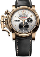 Graham Watch Chronofighter Vintage Bronze Silver Gold 2CVAK.S03A.L127V Image 1
