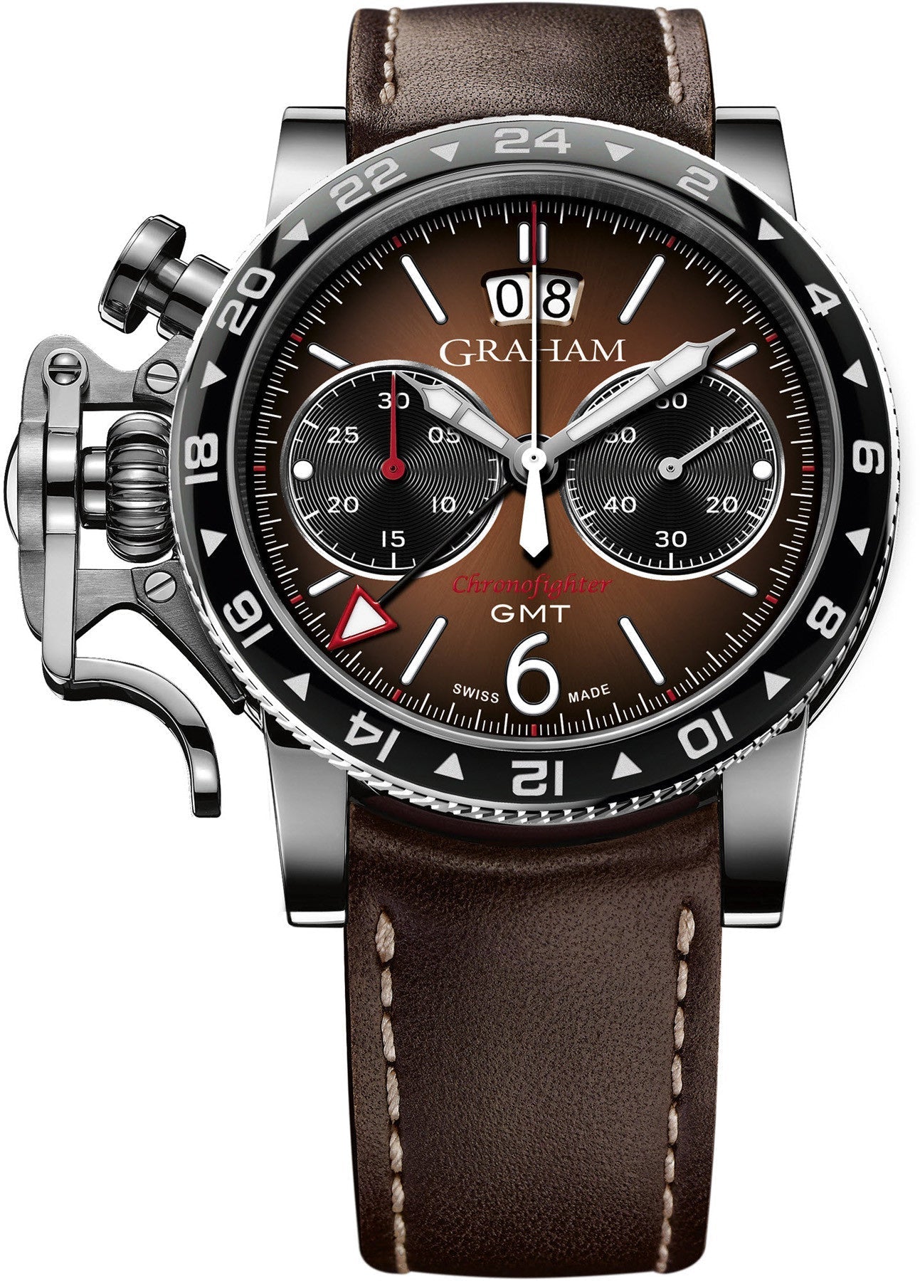Graham Watch Chronofighter Vintage GMT 2CVBC.C01A.L126S Image 1