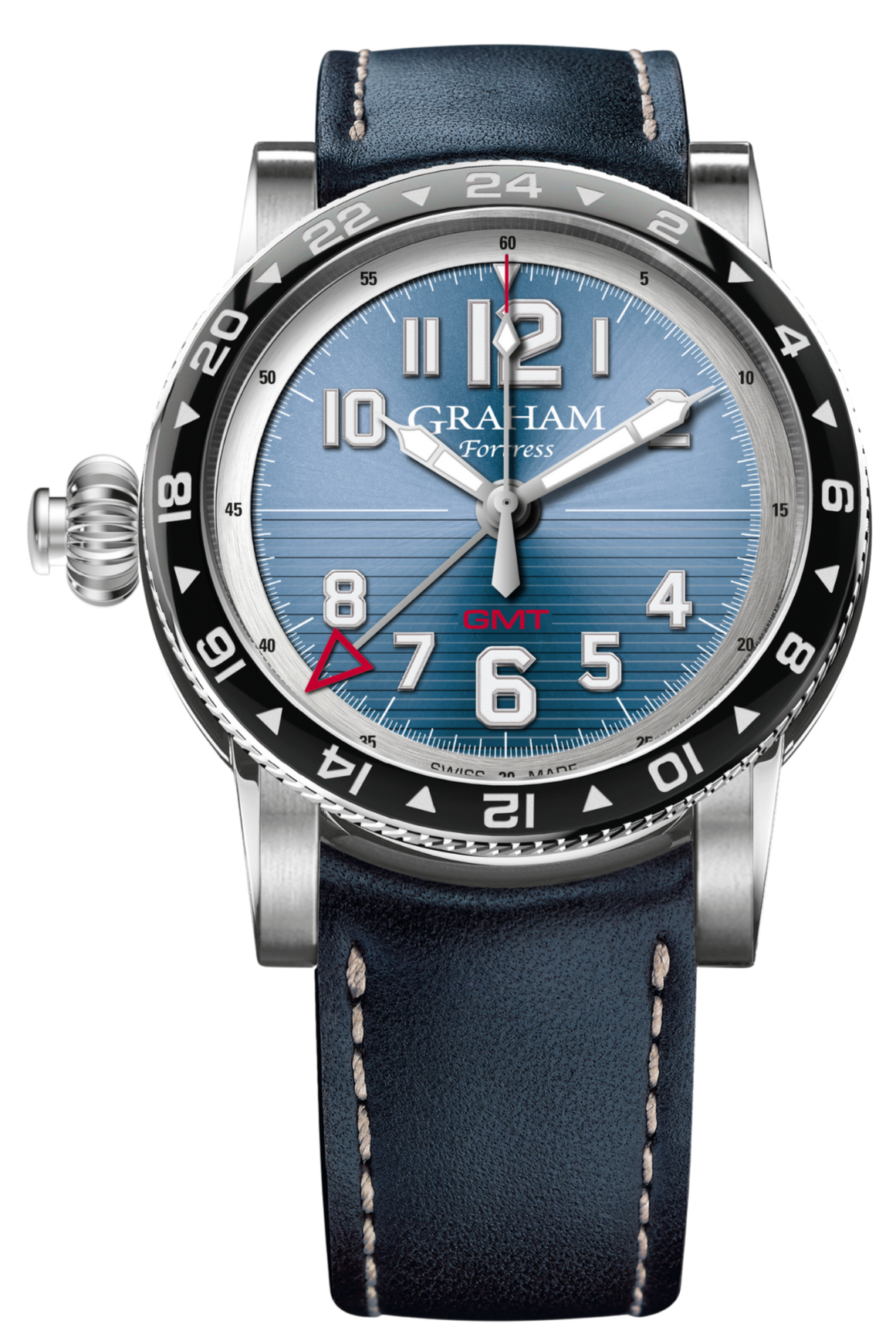 Graham Watch Fortress GMT Blue 2FOBC.U02A Image 1