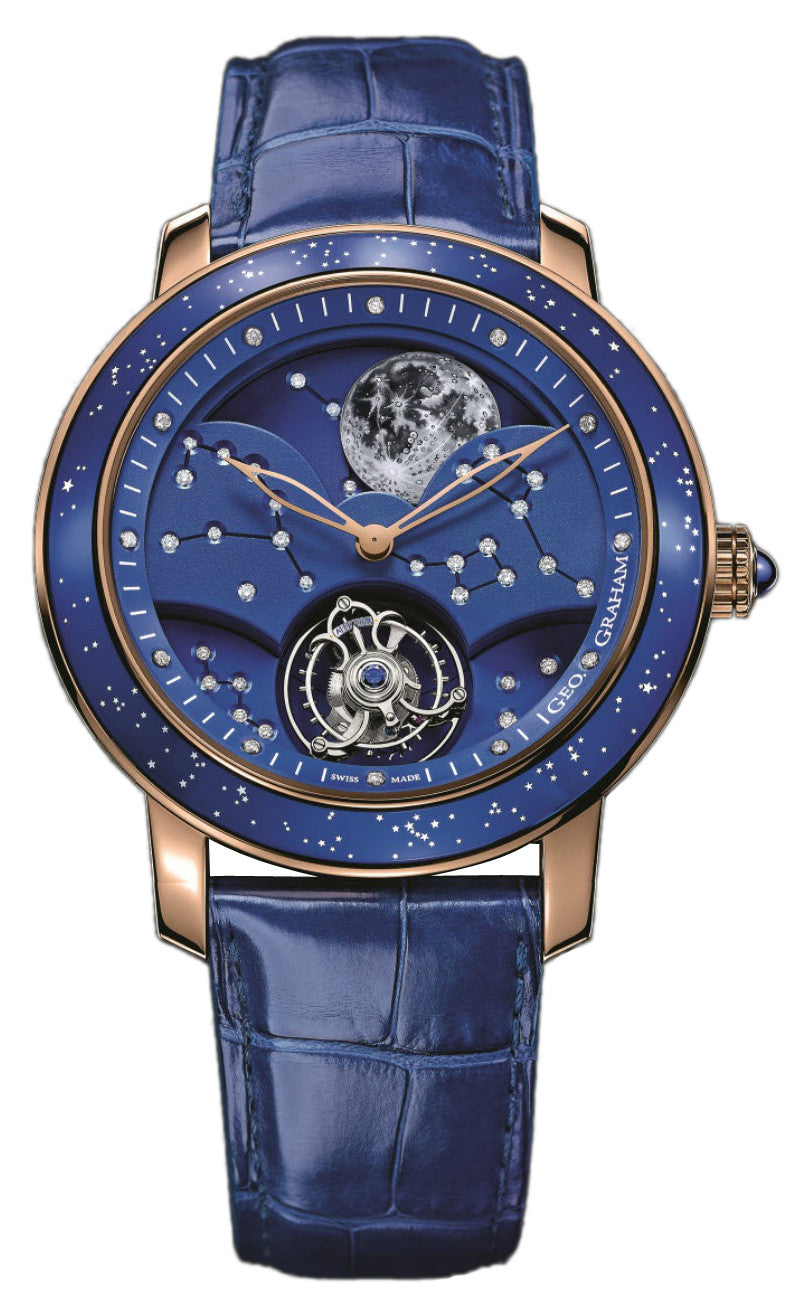 Graham Watch GeoGraham Watch The Moon Limited Edition 2GGAP.U01A.BL.ALGT.STRP Image 1