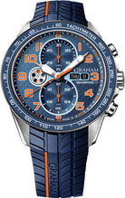 Graham Watch Silverstone RS Racing Orange Blue 2STEA.U04A.K117F BLUE RUBBER Image 1