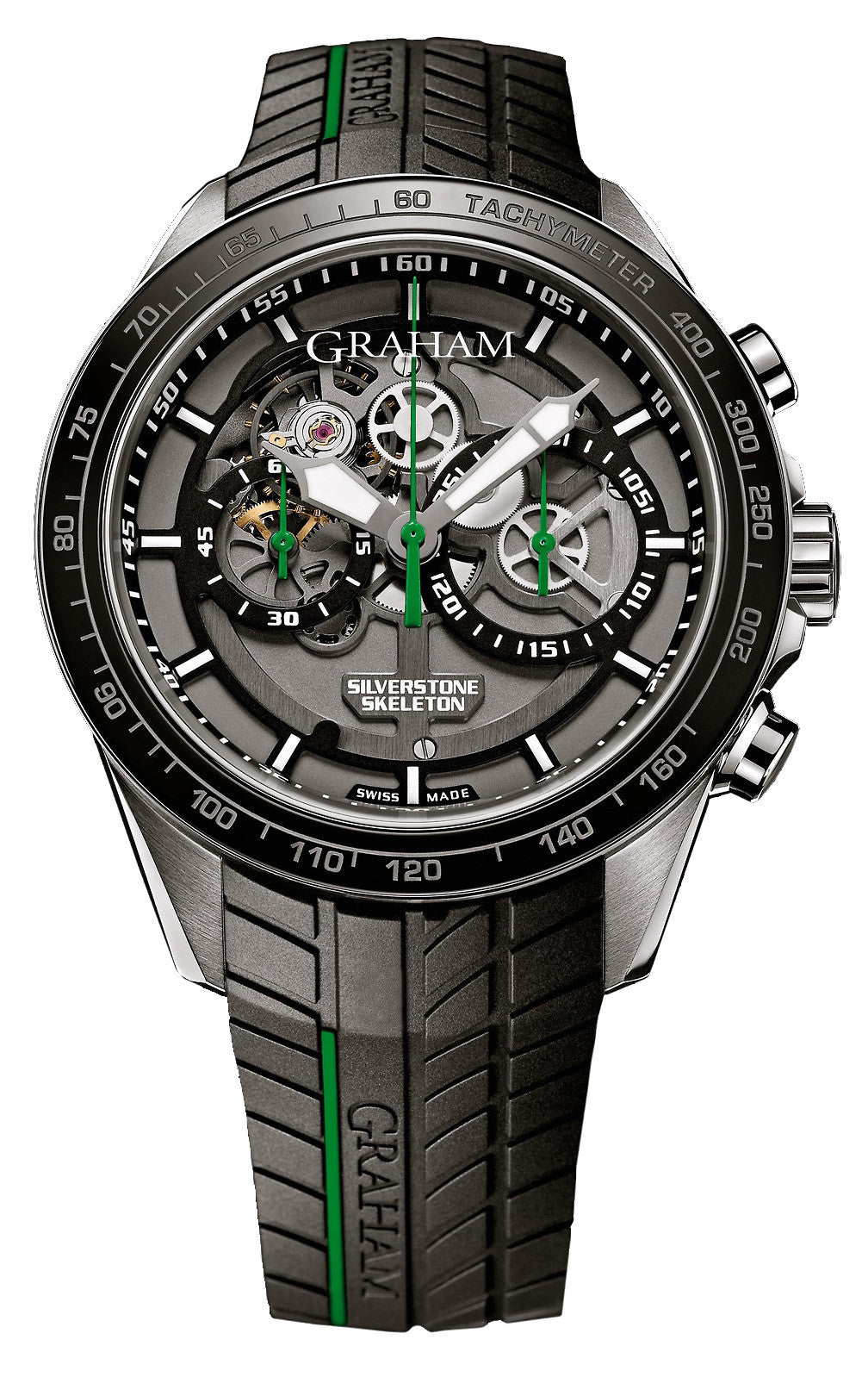 Graham Watch Silverstone RS Skeleton Green Limited Edition 2STAC2.B01A.K90F Image 1