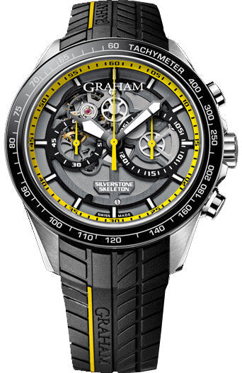 Graham Watch Silverstone RS Skeleton Yellow Limited Edition 2STAC.B14A.K104F Image 1