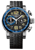 Graham Watch Silverstone Stowe Racing Blue & Yellow 2SAAC.B04A.K07S Image 1