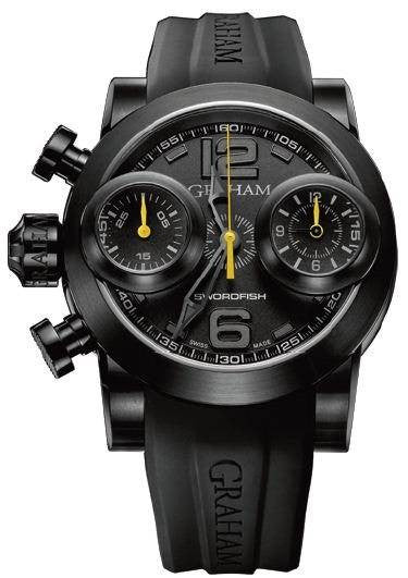 Graham Watch Swordfish Booster Yellow PVD 2SWBB.Y36L.K58N Image 1