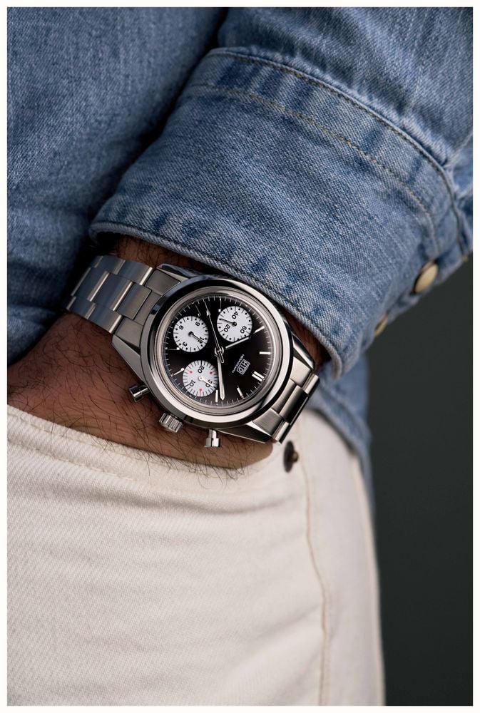 HTD Hesagraph Variante B Ti-Compax Chronograph Watch H25F33B Image 5