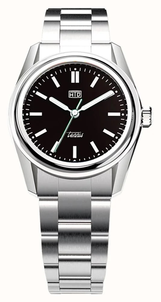 HTD Tennis Chic Velvet Black Automatic Watch T23S01_CVB Image 1