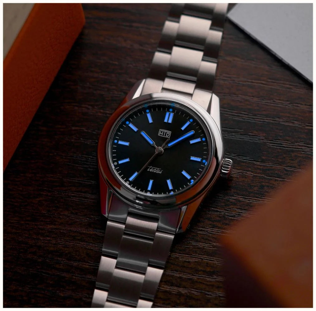 HTD Tennis Chic Velvet Black Automatic Watch T23S01_CVB Image 4