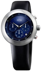 Ikepod Chronopod Blue Suede Watch C006-SI-LB Image 1