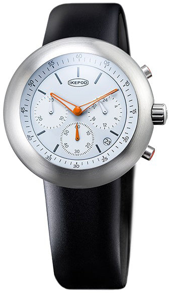 Ikepod Chronopod White Horse Watch C013-SI-LB Image 1