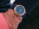 Ikepod Seapod GMT Bronze Evan Blue Limited Edition Watch S005 EVAN BLUE Image 2