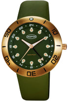 Ikepod Seapod GMT Bronze Yves Green Limited Edition Watch S006 YVES GREEN Image 1