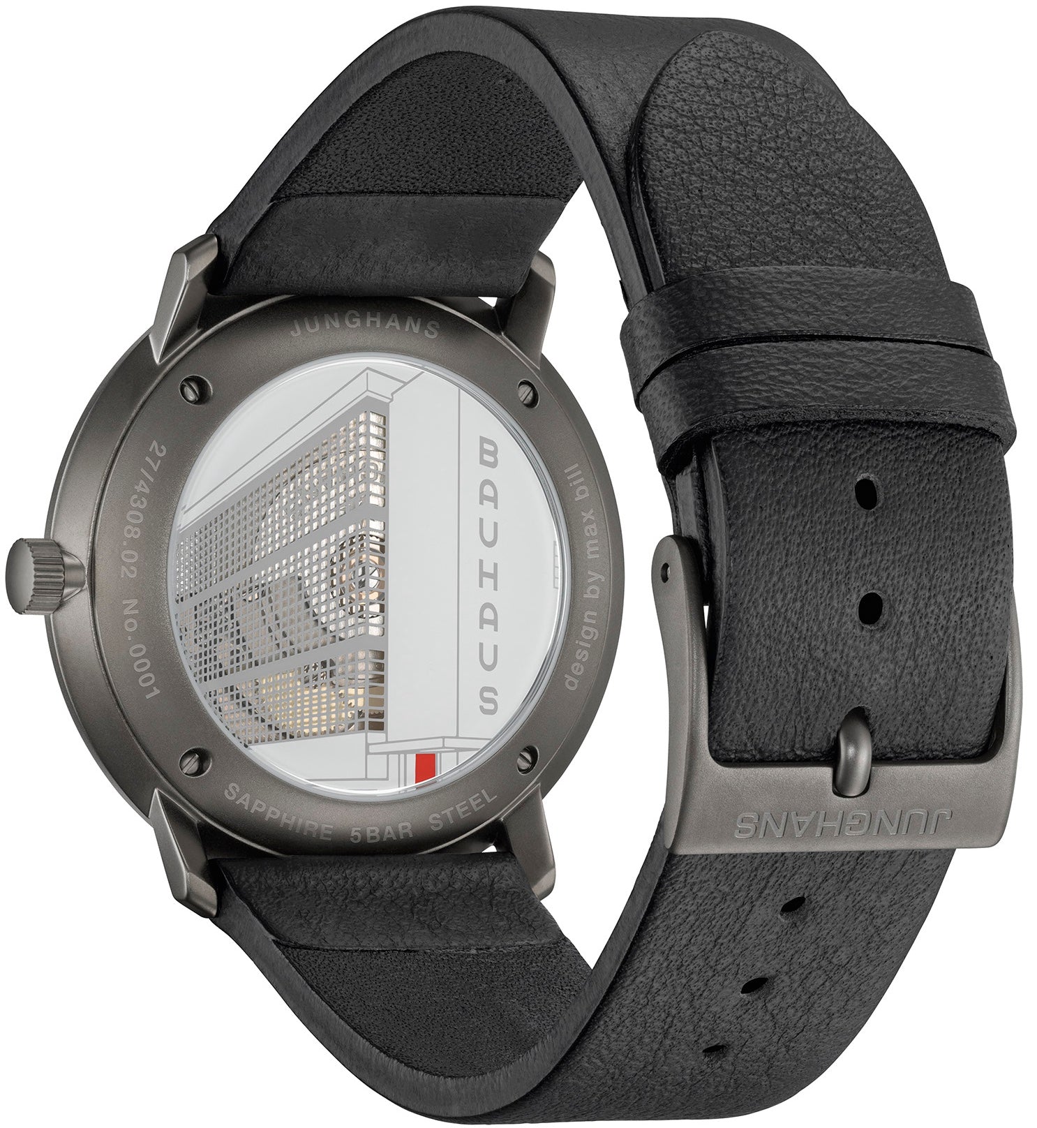 Junghans Max Bill Automatic Bauhaus Watch 27/4308.02 Image 2