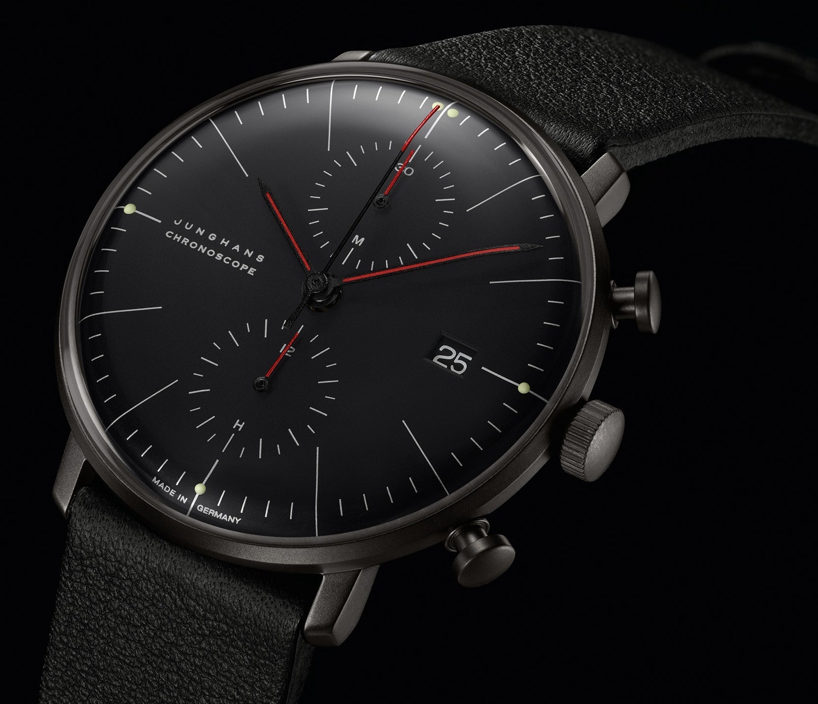 Junghans Max Bill Chronoscope Bauhaus Watch 27/4409.02 Image 2
