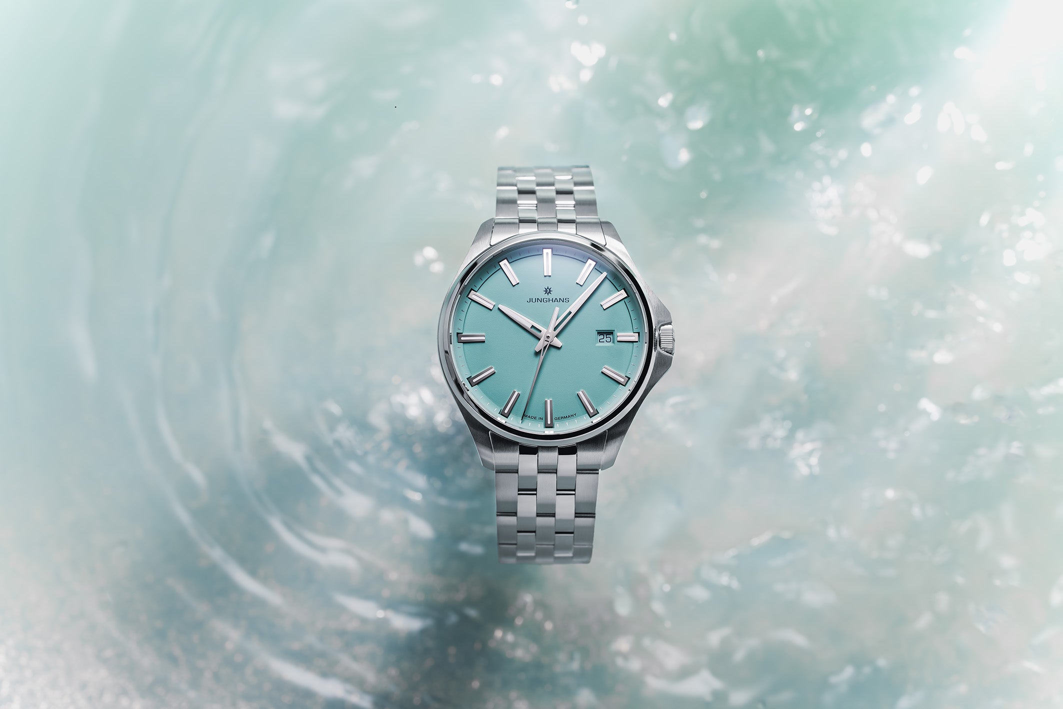Junghans Meister S 35mm Quartz Green Watch 47/4530.44 Image 3