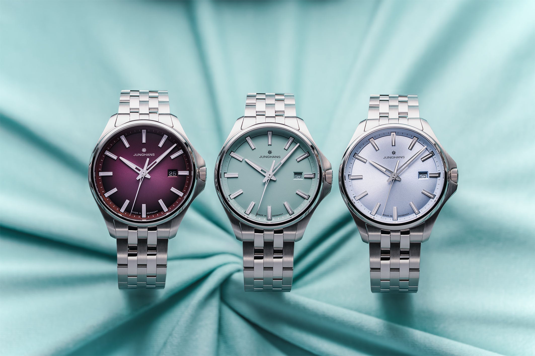 Junghans Meister S 35mm Quartz Purple Watch 47/4532.44 Image 4