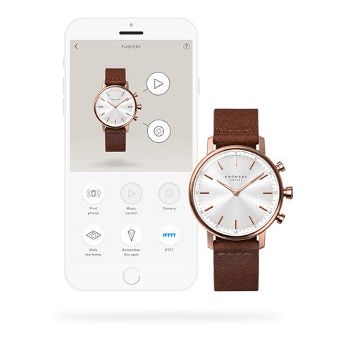 Kronaby Carat Smartwatch Watch S1401/1 Image 2