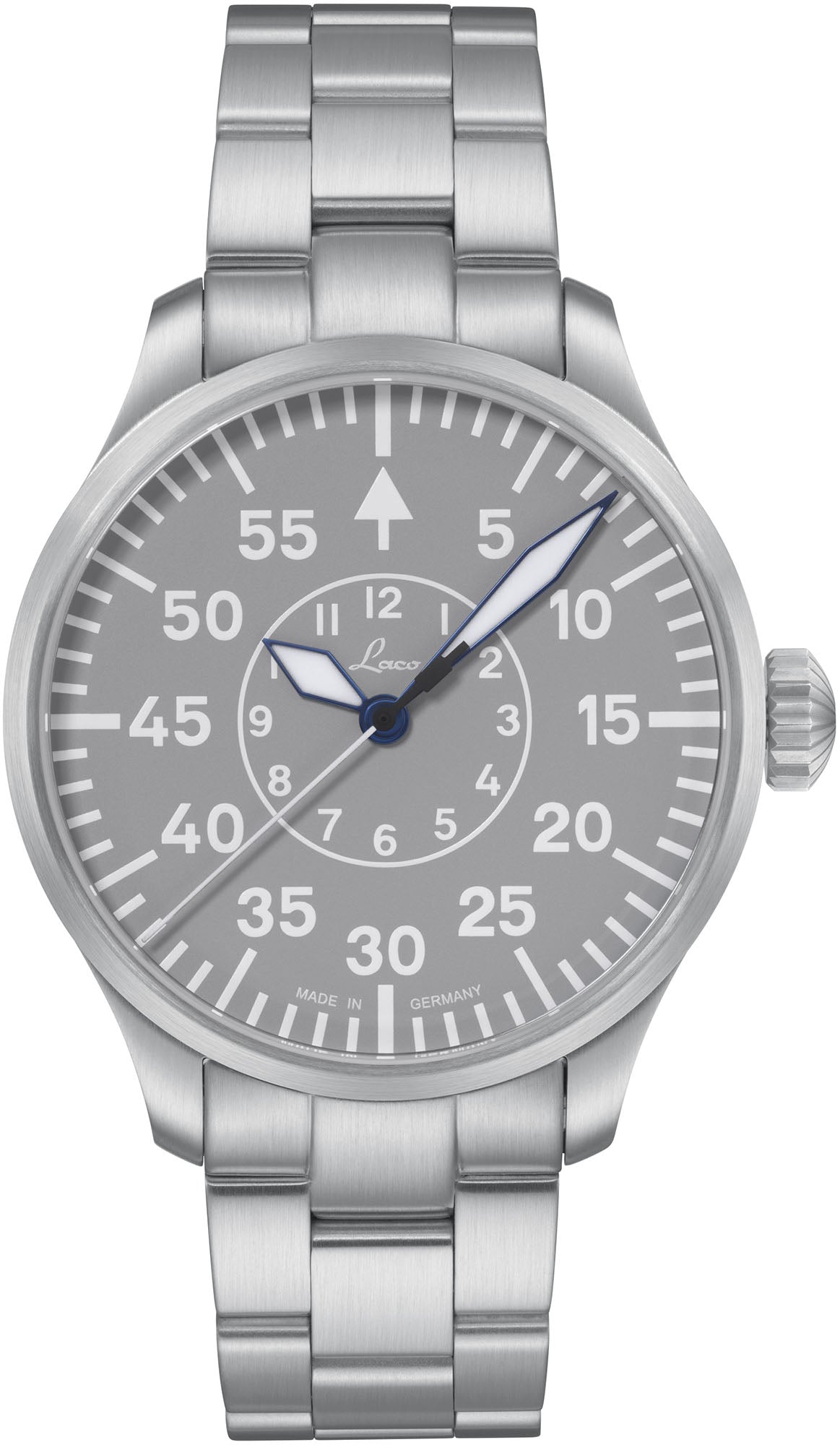 ﻿Laco Flieger Basic Aachen Grau 42 Bracelet 862159.MB Image 1
