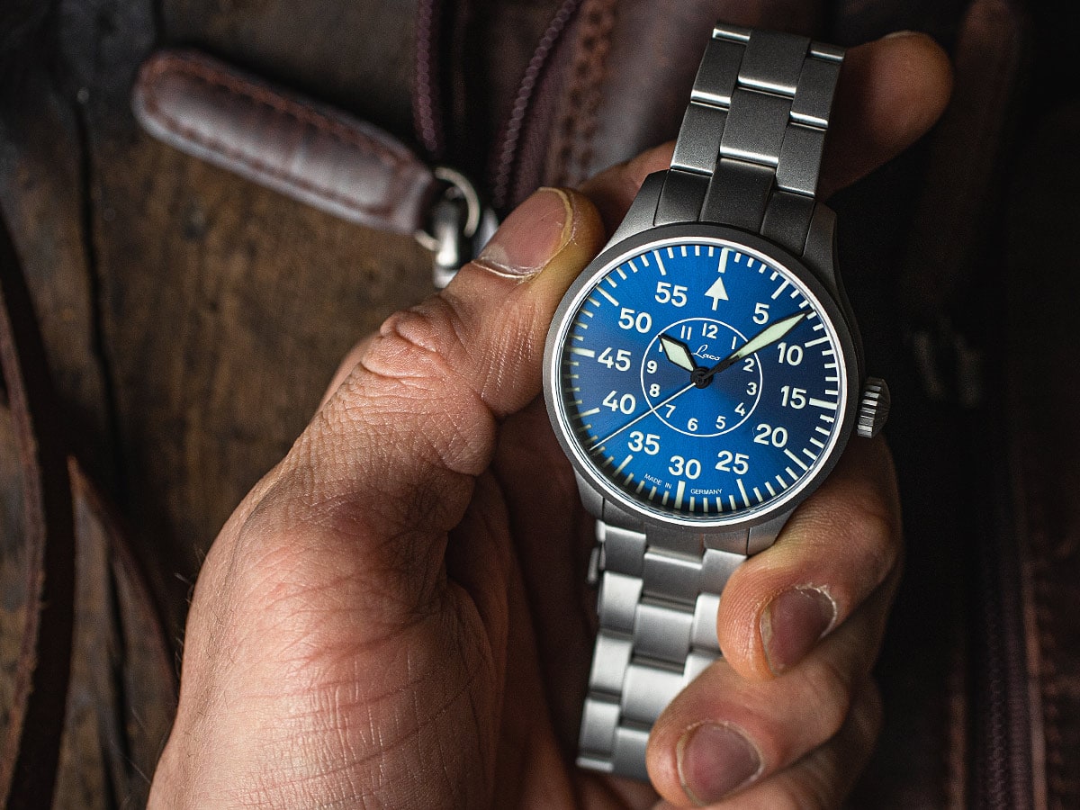 Laco Pilot Basic Aachen Blaue Stunde 39 Bracelet D 862103.MB Image 4