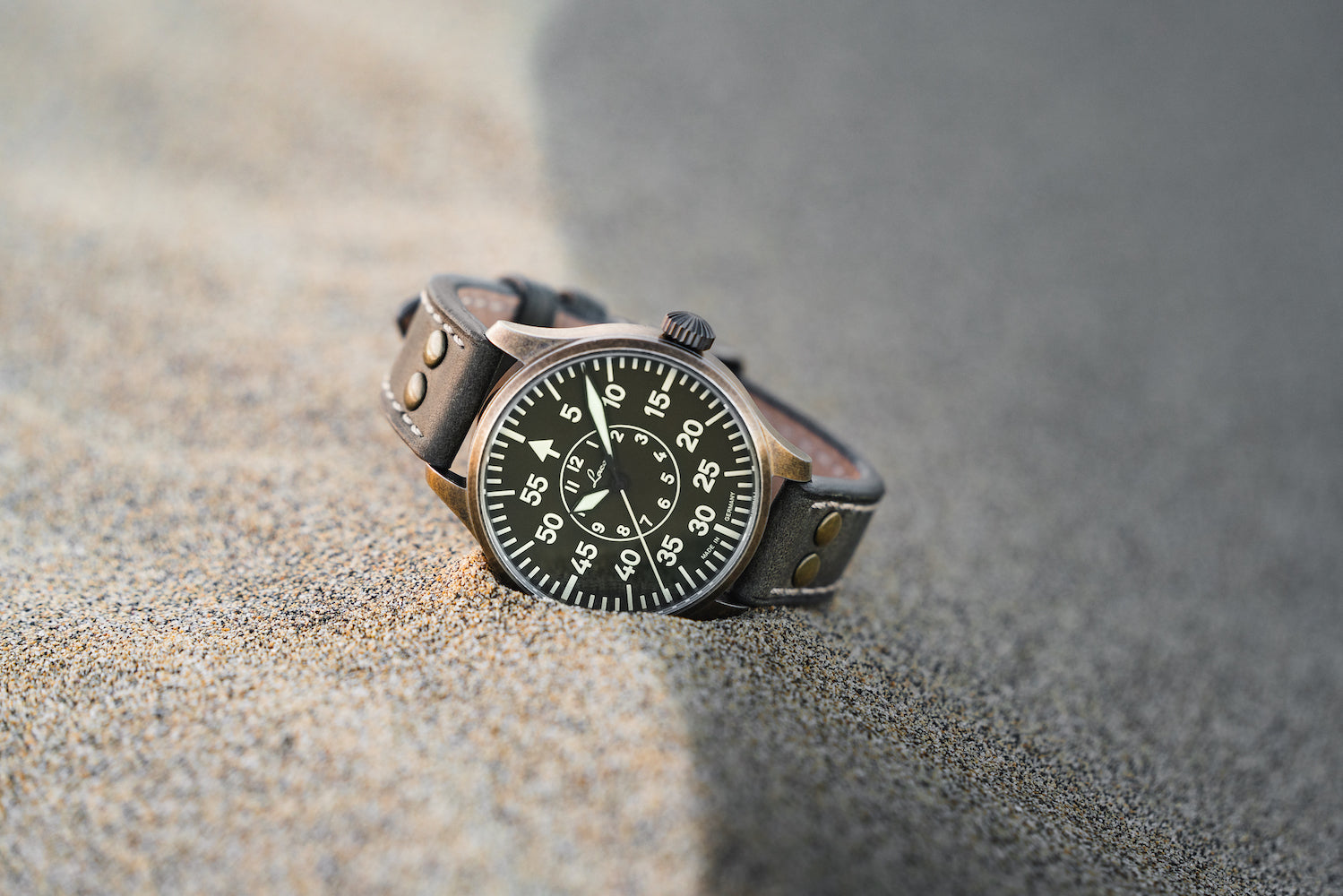 Laco Watch Aachen Olive 39 Limited Edition 862136 Image 2