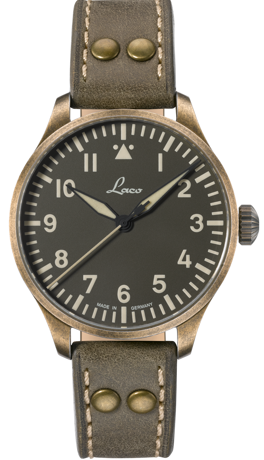 Laco Watch Augsburg Olive 39 Limited Edition 862135 Image 1