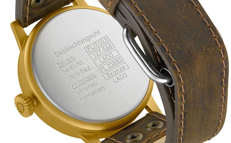 Laco Watch Aviator Dortmund Bronze 862088 Image 2