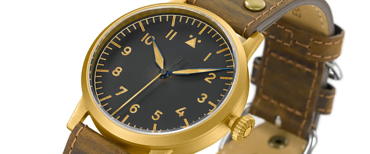 Laco Watch Aviator Saarbrucken Bronze 862085 Image 3