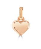 Little Star Rose Gold Plated Sterling Silver Heart Charm LSC0385