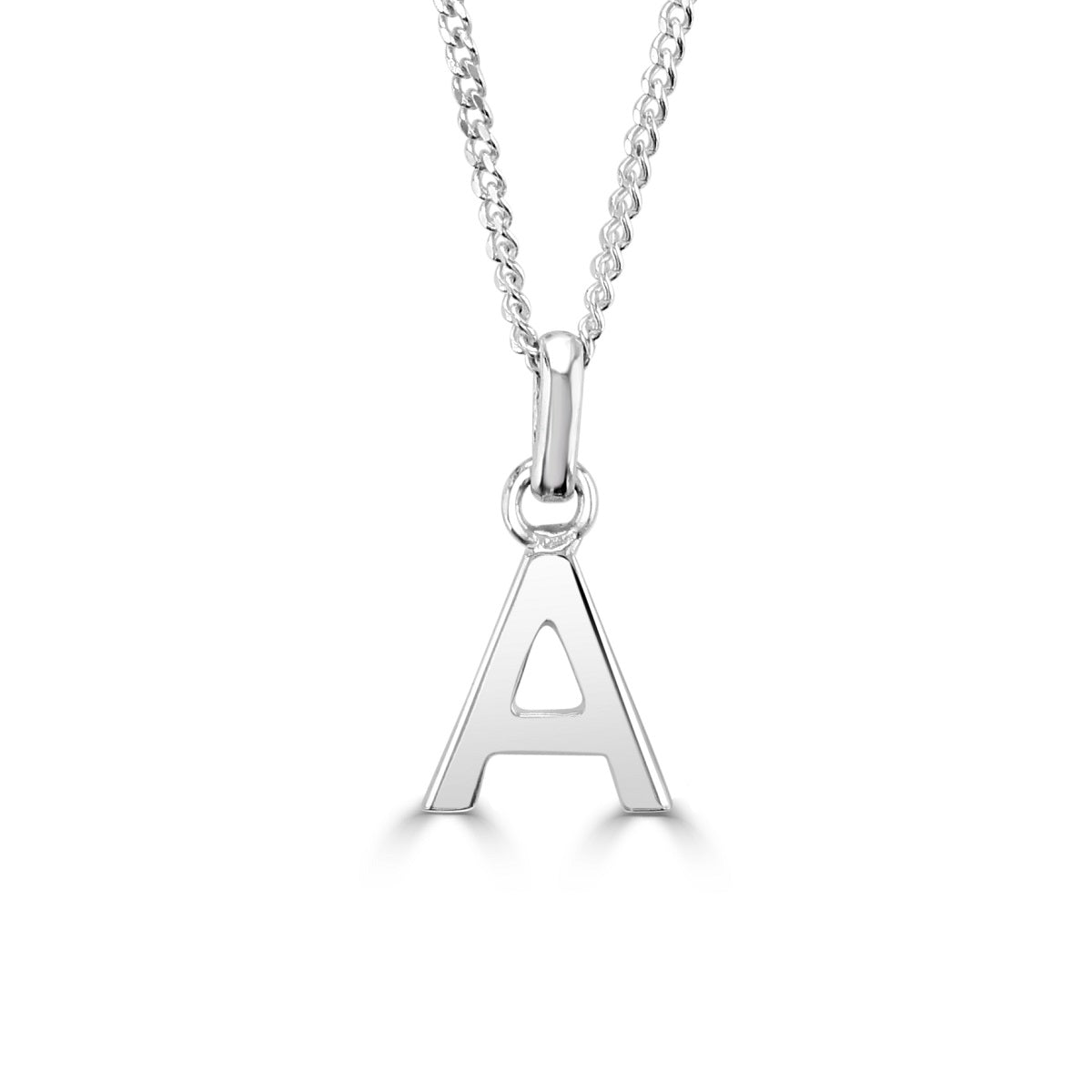 Little Star Sterling Silver Alphabet Letter Customisable Pendant LSB0408