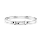 Little Star Sterling Silver Bead Edge Adjustable Baby Bangle LSB0398