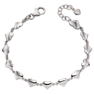 Little Star Sterling Silver Eos Hearts Childs Bracelet LSB0209