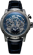 Louis Moinet MemOris Red Eclipse White Gold Hand Engraved Limited Edition Watch LM-54.71.21 Image 1