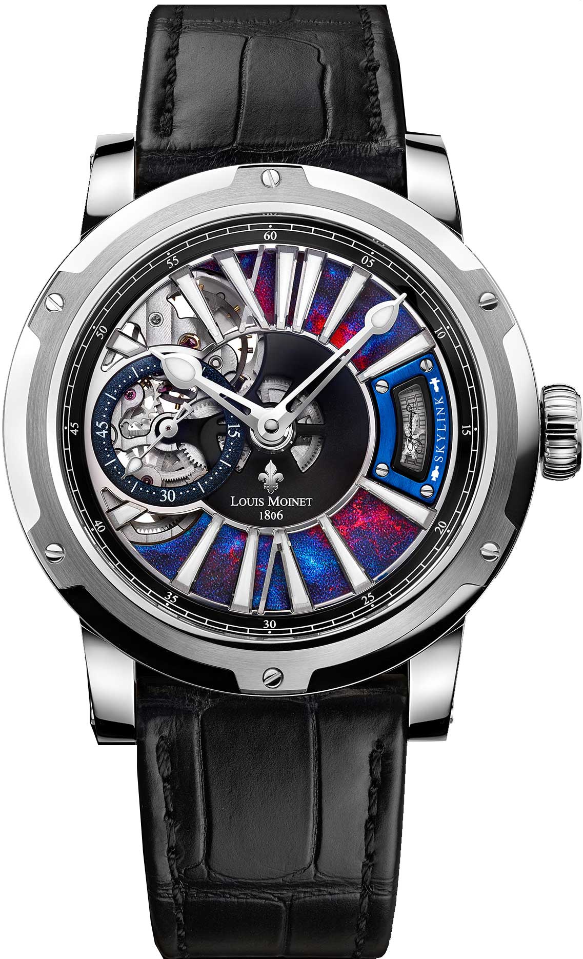 Louis Moinet Skylink White Gold Limited Edition Watch LM-45.70.LE Image 1