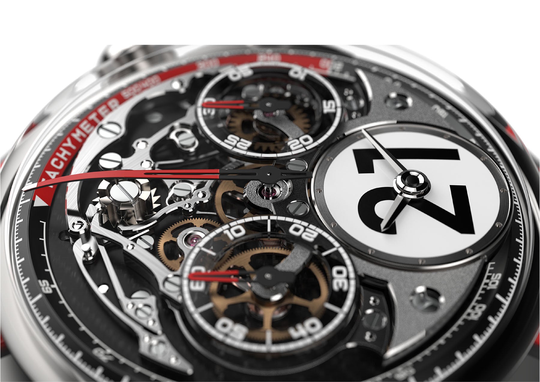 Louis Moinet Time to Race Limited Edition Watch LM-96.20.8R Image 2