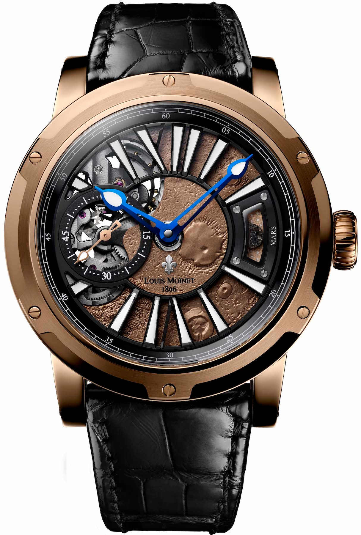Louis Moinet Watch Mars Rose Gold Limited Edition LM-45.50.MA WB Image 1
