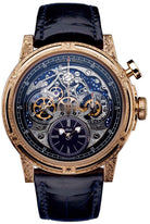 Louis Moinet Watch Memoris Red Eclipse Rose Gold Hand Engraved Limited Edition LM-54.51.21 Image 1