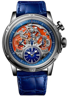 Louis Moinet Watch Memoris Superlight Blue Orange Limited Edition LM-79.20.30 Image 1