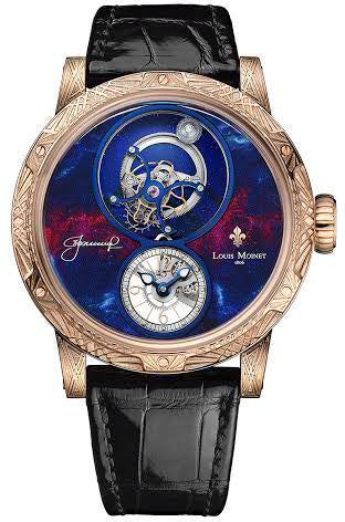 Louis Moinet Watch Spacewalker Rose Gold Hand Engraved Limited Edition LM-62.50G.25 Image 1