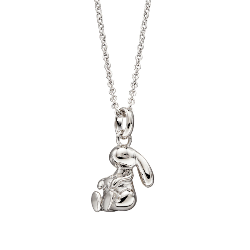 Little Star Sterling Silver Signature Rabbit Childs Necklace LSN0135