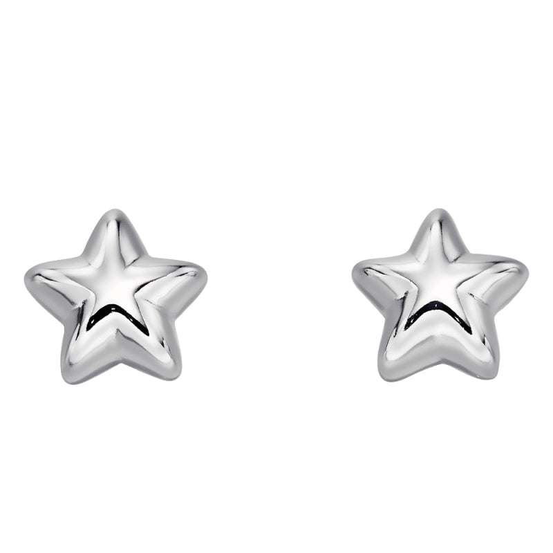 Little Star Sterling Silver Elle Star Childs Stud Earrings LSE0182